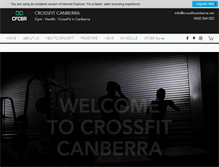 Tablet Screenshot of crossfitcanberra.net